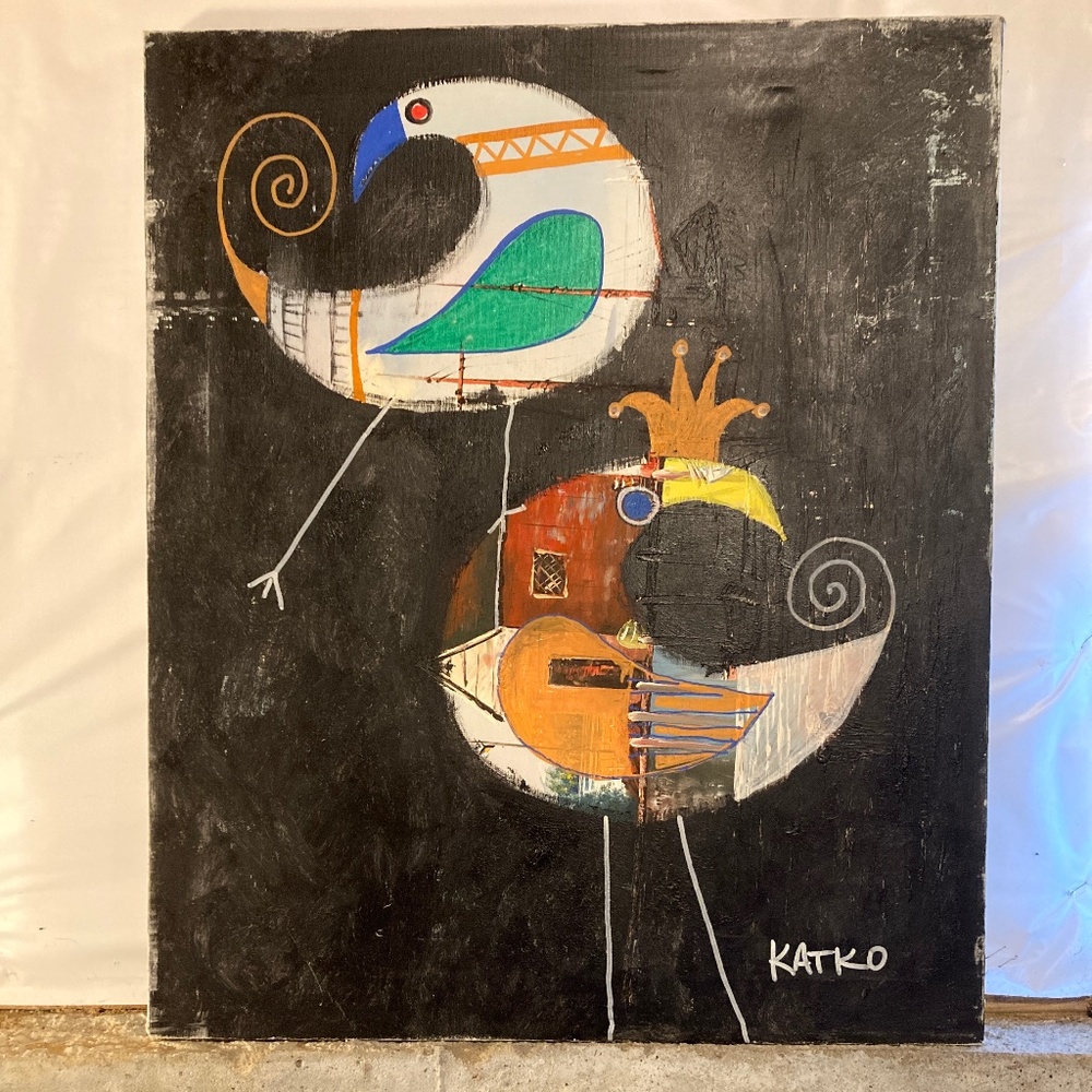 “King of the Roost” Painting 20”Wx24”H